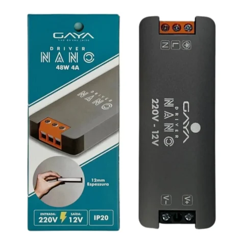 Driver Fonte Nano 12V 48W 4A 220v Gaya 5731