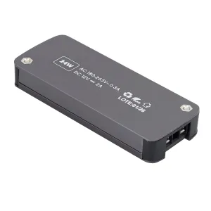Driver Nano Gaya 5730 12V 24W 2A entrada 220V para fitas LED