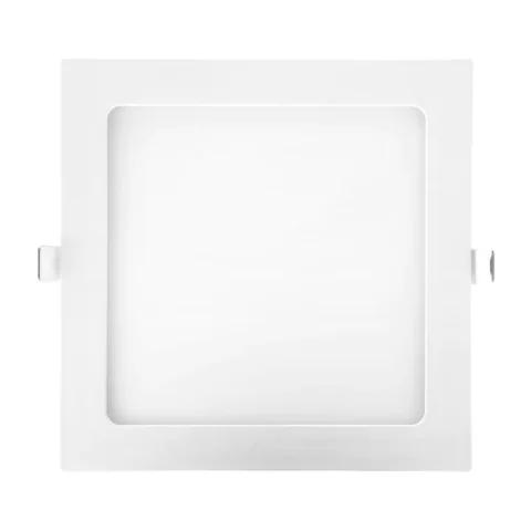 Painel Luminária de Embutir LED Eco Quadrado 4000K 24W Bivolt (L) 29,2cm x (P) 29,2cm Alumínio Branco - Opus OPS 30159